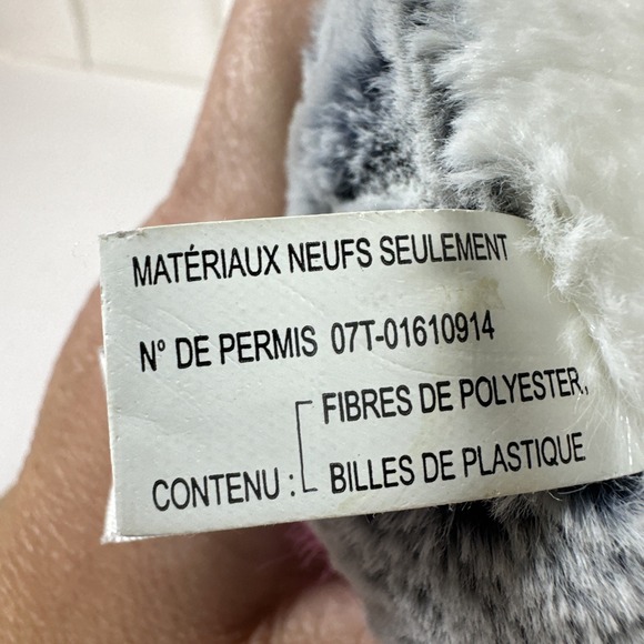 Aurora 8.5" Fuzzy PomPom Peguin Plush w/Pink Fuzzy Winter Coat - Picture 13 of 13